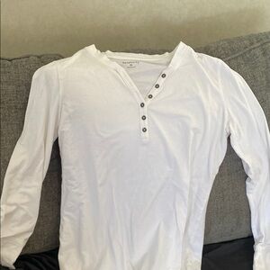 Relativity White Long Sleeve Tee